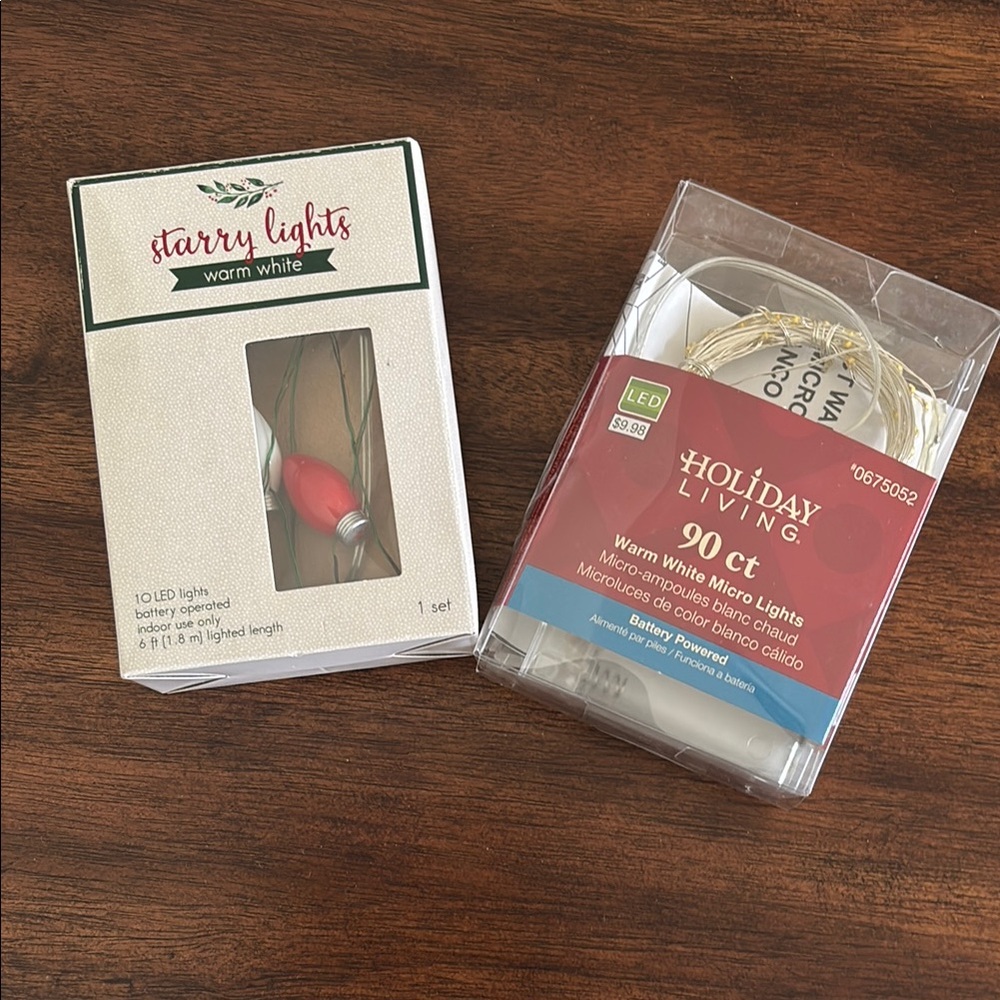 CHRISTMAS nib mini lights bundle/2